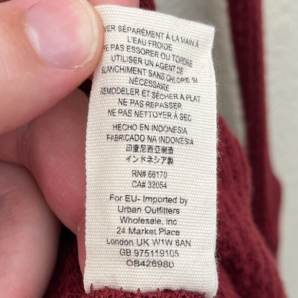 Free People Ventura Slouchy Thermal Waffle Knit Oversized Tunic Top - Picture 12 of 13